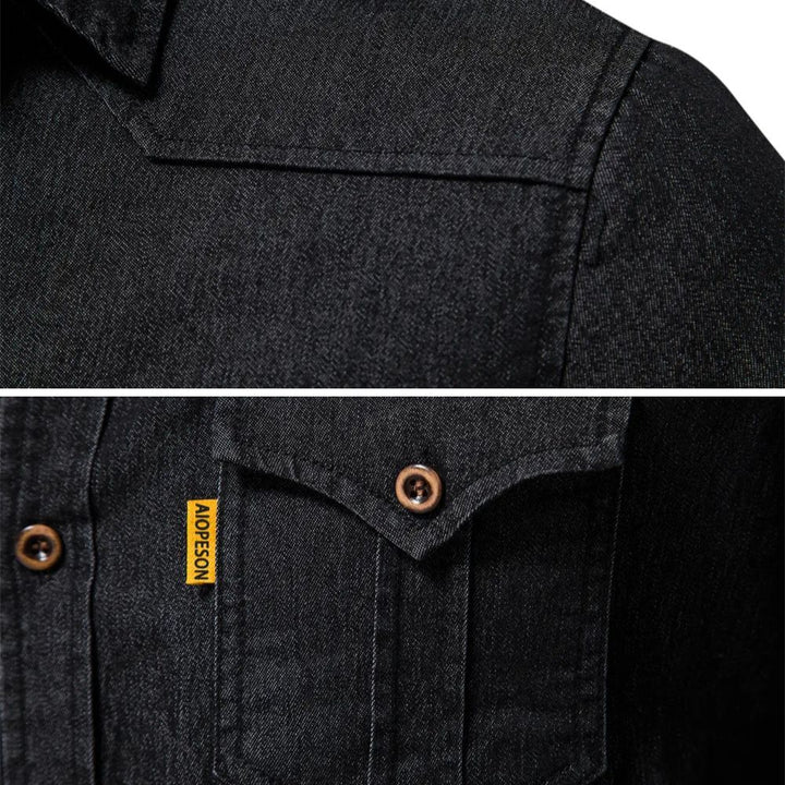 Bruce | Cotton Denim Shirt