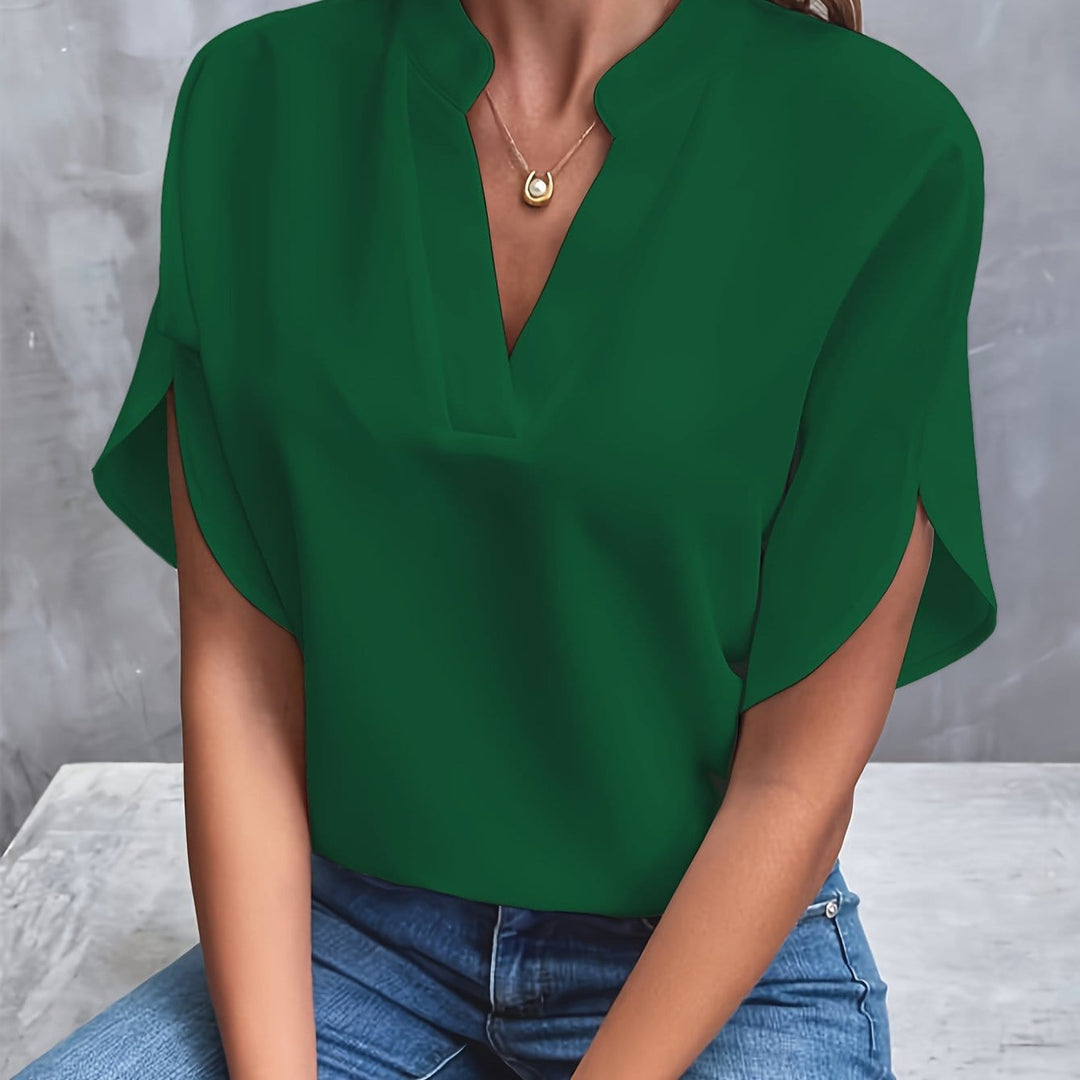Emlyn | Chic Drape Blouse
