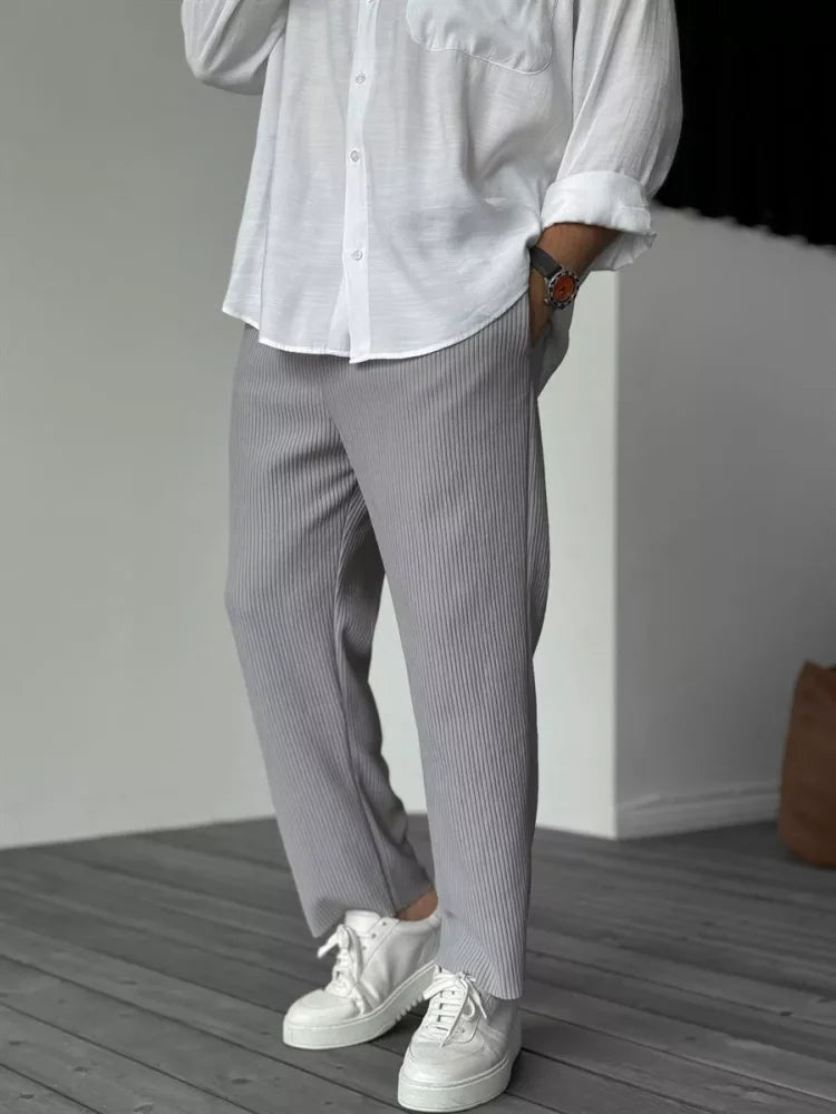 Fredie | Elegant Rib Pants