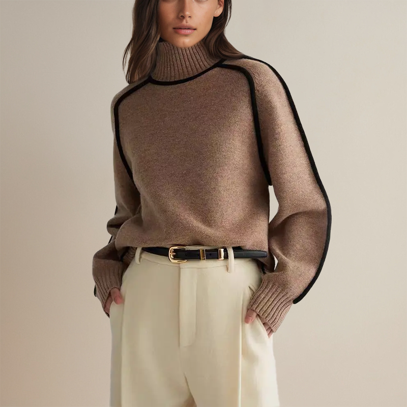 Misha | Sculpted Elegance Sweater