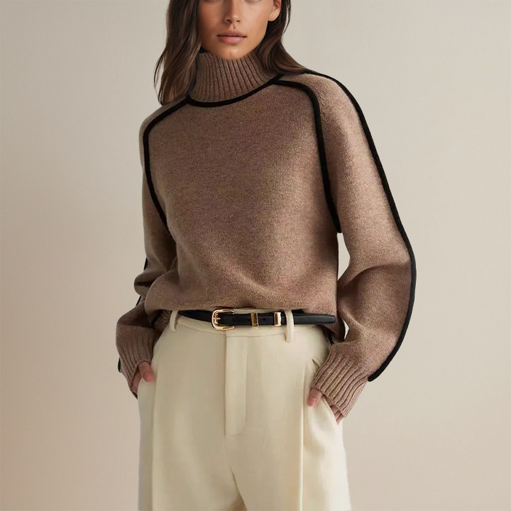 Misha | Sculpted Elegance Sweater