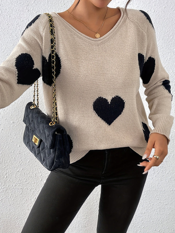 Loren | Lovely Heart Sweater