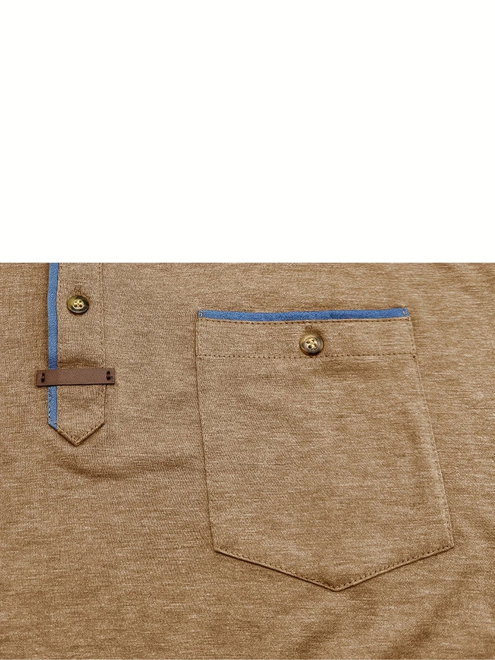 Slade | Classic Round Neck Pocket Shirt