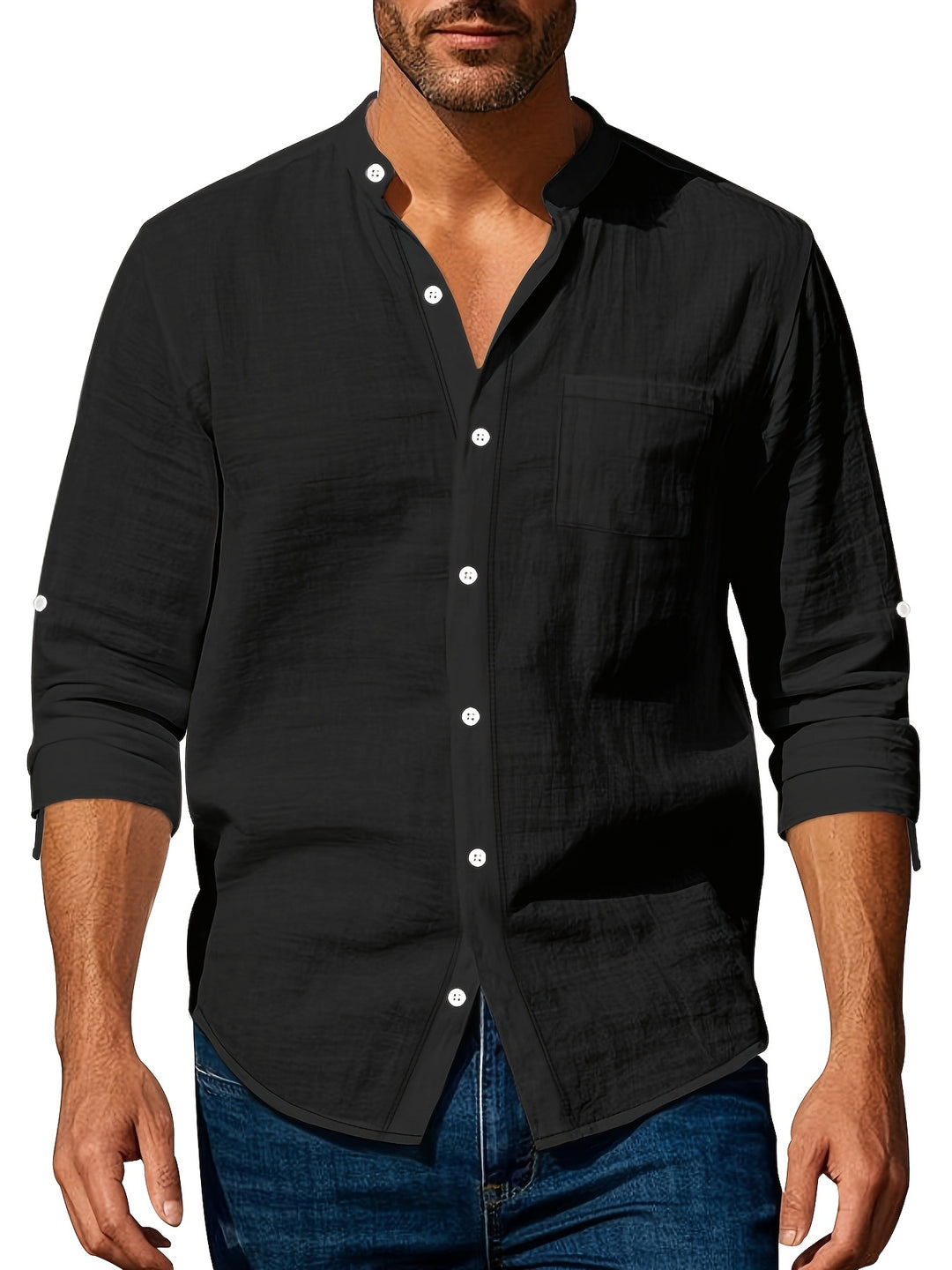 Melvin | Stylish Breathable Button-Up Shirt