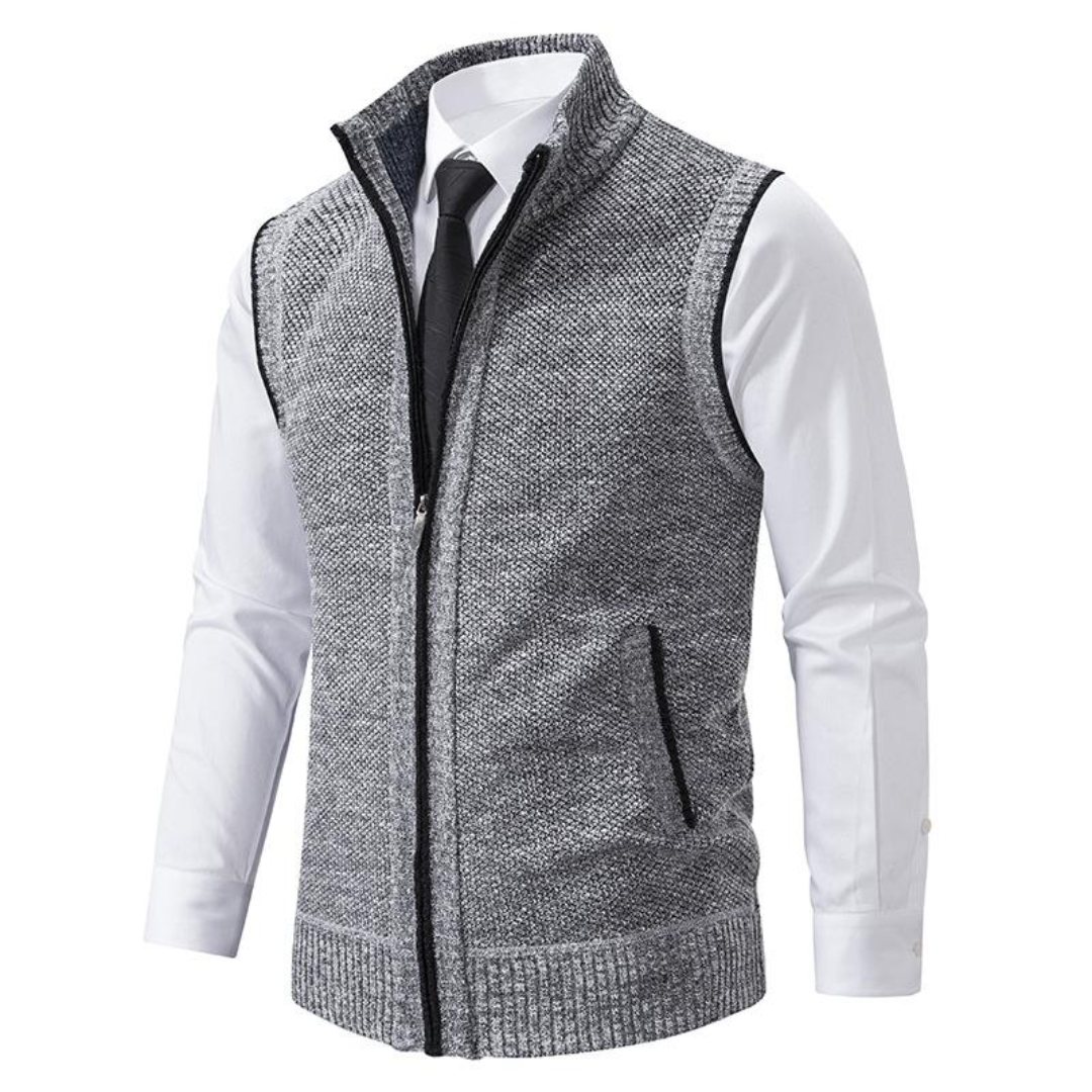 Kevyn | Elegant Knitted Italian Vest