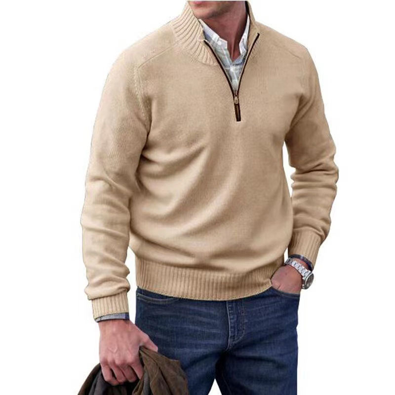 Vicente | Stylish Italian Zip Sweater