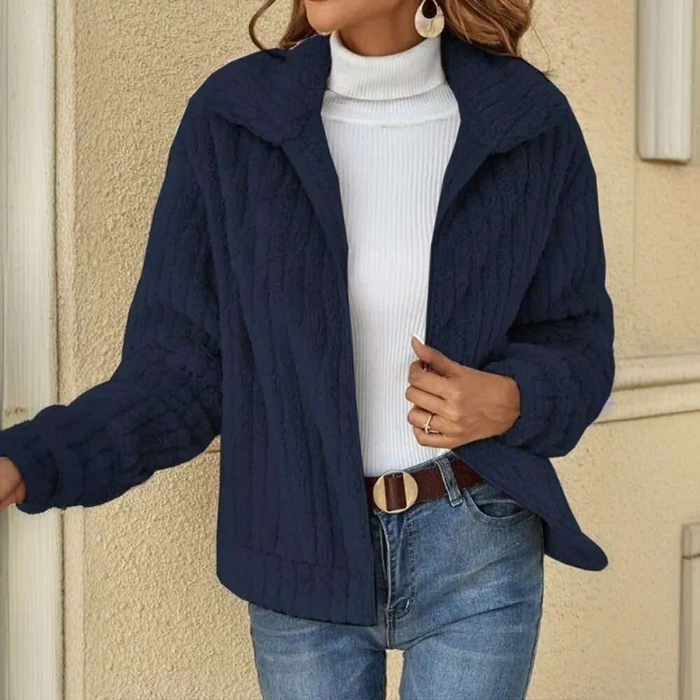 Evita | Cozy Fluffy Comfort Jacket