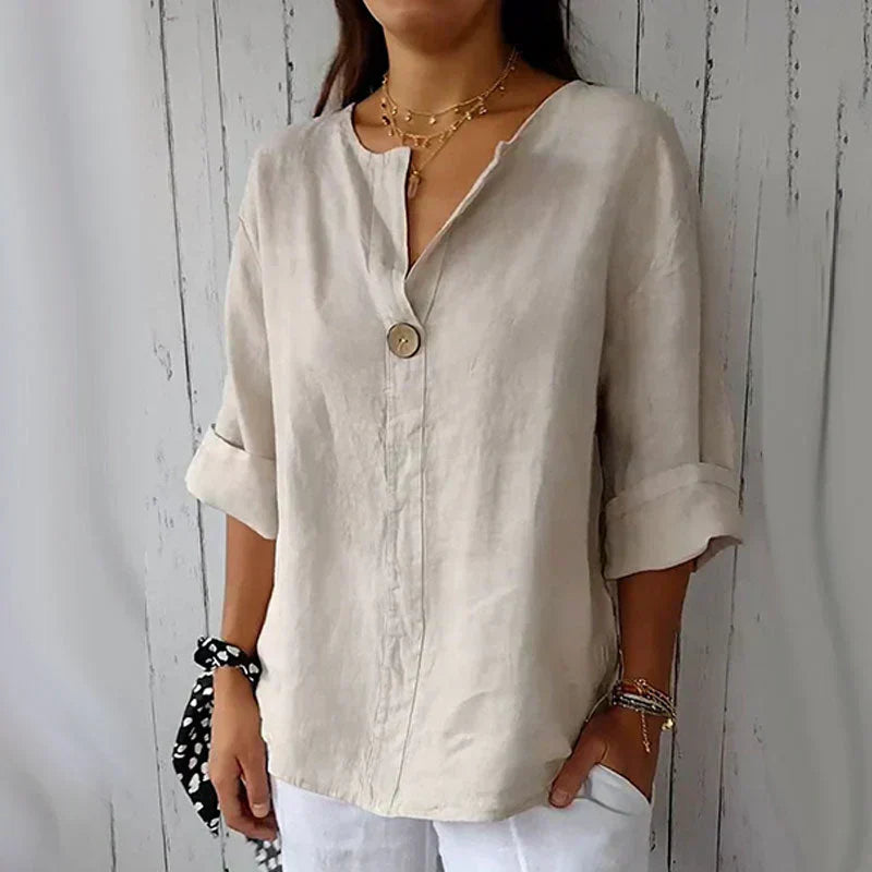 Denzel | Versatile Button Detail Blouse