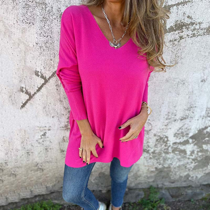 Nelia | Comfy V-Neck Blouse