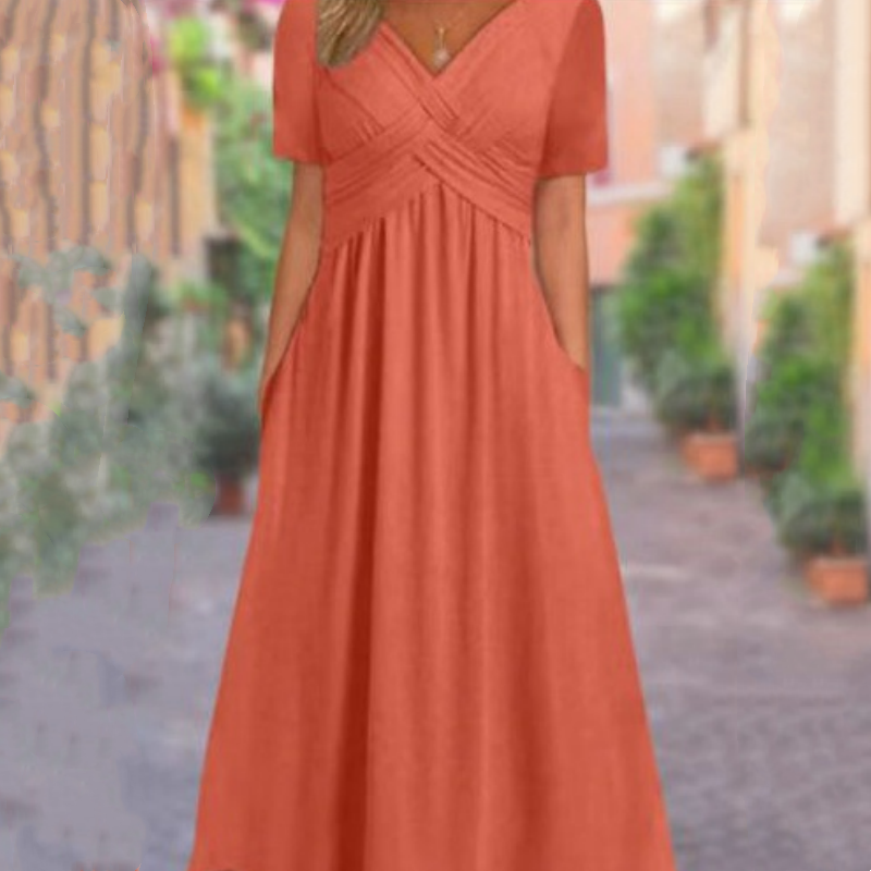 Deanna | Casual Charm V-Neck Dress