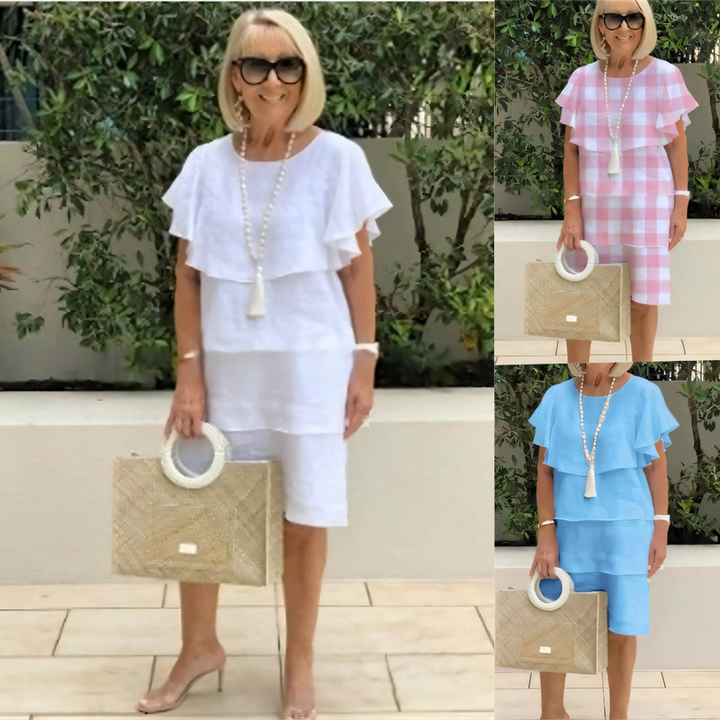 Stellar | Graceful Ruffle Flow Dress