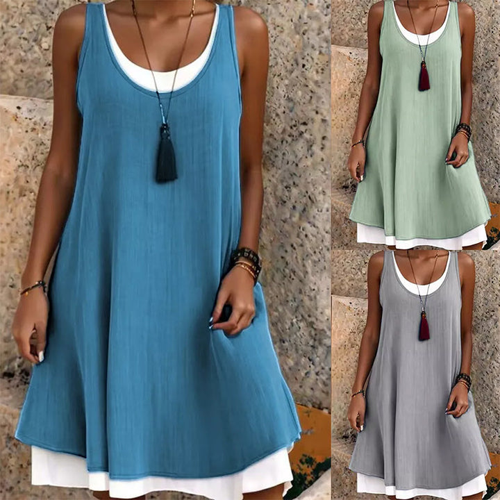 Wilara | Breezy Layered Tank Dress