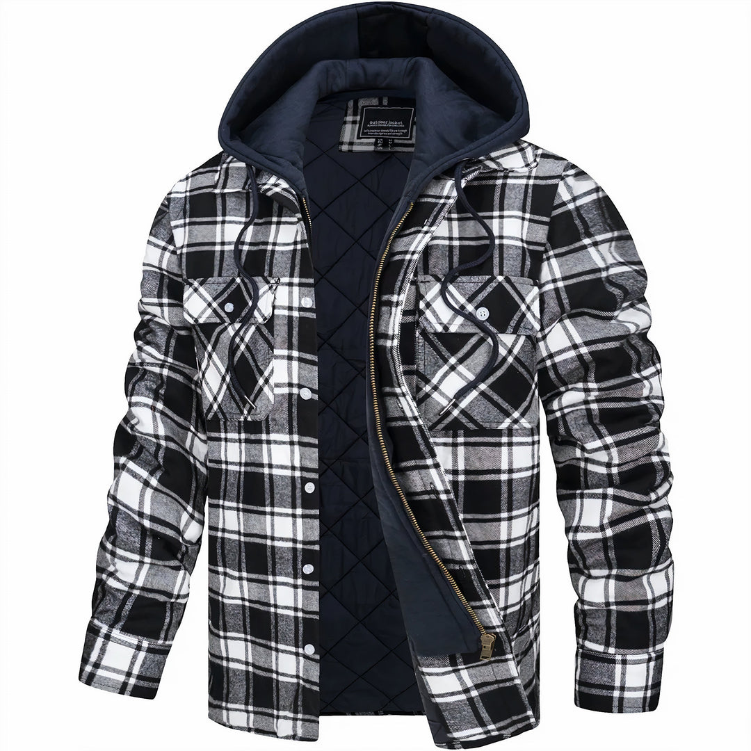 Karl | Checked Jacket with Zipper
