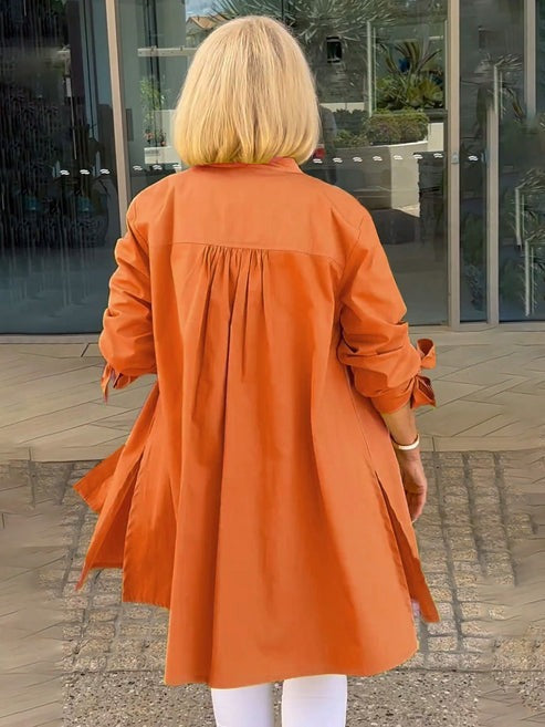 Venetia | Chic Tie-Sleeve Button Shirt